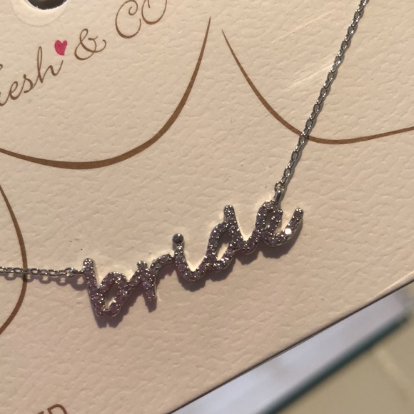 “Bride” necklace. White gold dipped - Picture 6 of 6